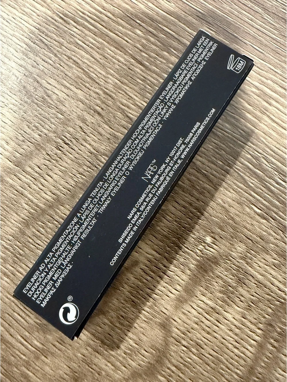 Nars High-Pigment Longwear Eyeliner in Via Veneto Black 8190D NEW